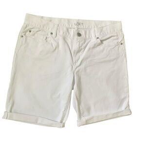 ANN TAYLOR LOFT Women’s White Shorts Size 28/6